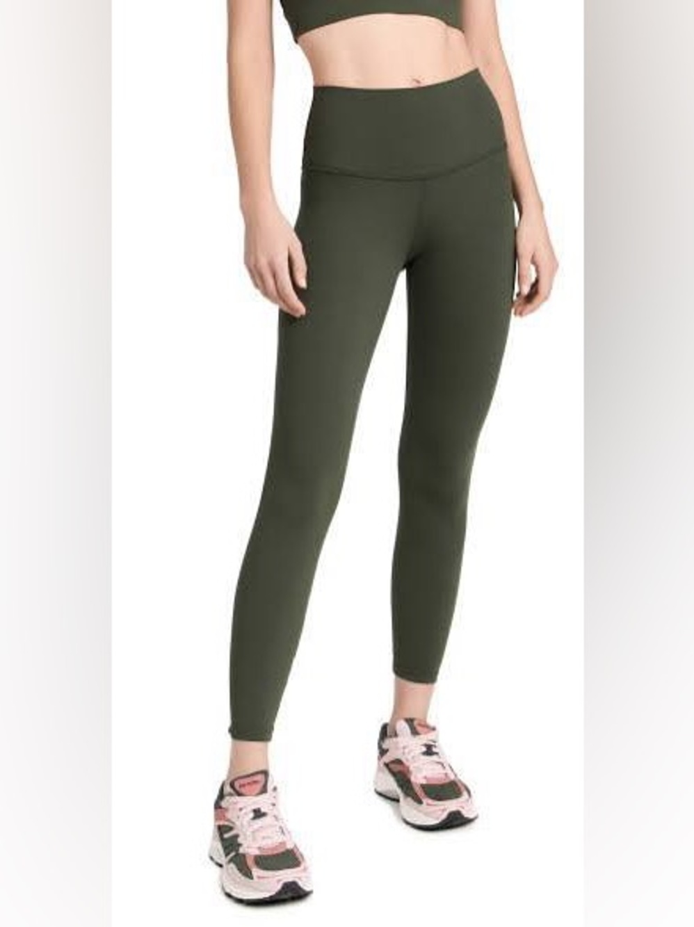 Varley Olive High-Rise Performance Leggings